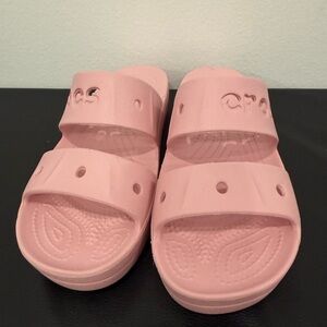 CROCS Pink Sandals with Ventilation Holes